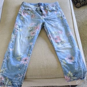 GAP girls size 8 girlfriend jeans